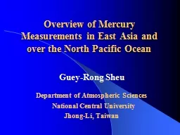 Overview of Mercury Measurements in East Asia and over the