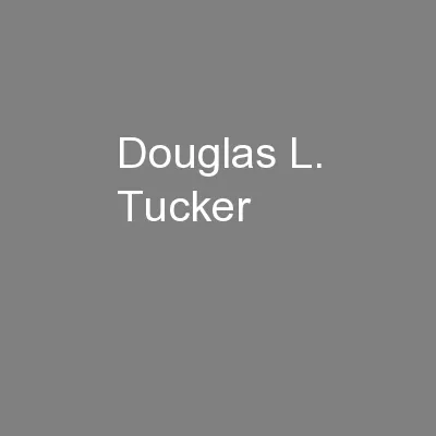 Douglas L. Tucker