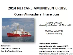 2014 NETCARE Amundsen Cruise