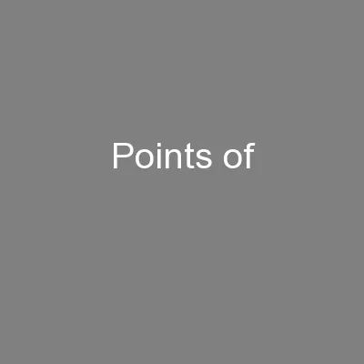 Points of