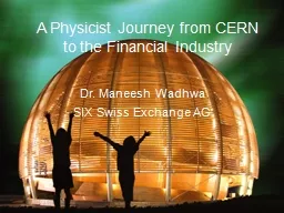 A Physicist Journey from CERN to the Financial Industry