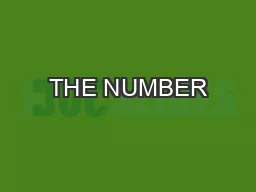 THE NUMBER
