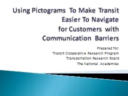 Using Pictograms To Make Transit Easier To Navigate