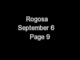 Rogosa   September 6    Page 9