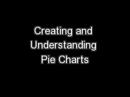 Creating and Understanding Pie Charts