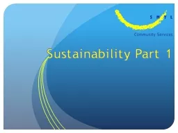Sustainability Part 1