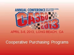 PPT-APRIL 3-6, 2013, LONG BEACH, CA