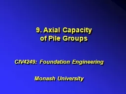 9. Axial Capacity