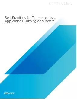 Enterprise Java Applications on VMware