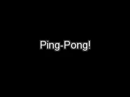 Ping-Pong!