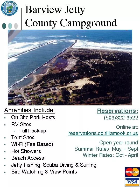 Barview Jetty County Campground