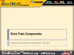 Drive Train Components