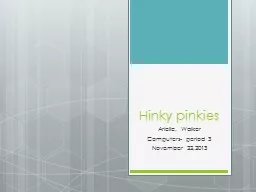 Hinky pinkies