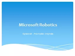 Microsoft Robotics
