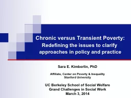 Chronic versus Transient Poverty:
