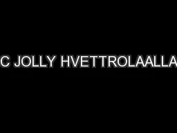 DC JOLLY HVETTROLAALLAS