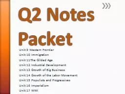 Q2 Notes Packet