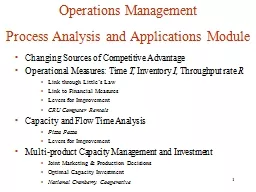 1 Operations Management