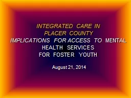 Integrated Care in