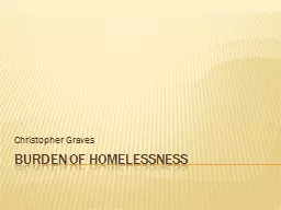 Burden of Homelessness