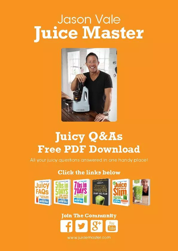 Juicy Q&As Free PDF DownloadJason ValeClick the links belowwww.juicema