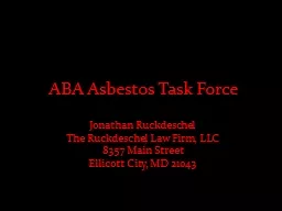 ABA Asbestos Task Force
