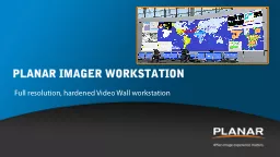 Planar Imager Workstation