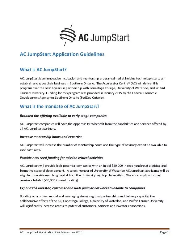 AC JumpStart Application Guidelines Jan 2015