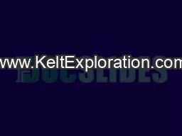 www.KeltExploration.com