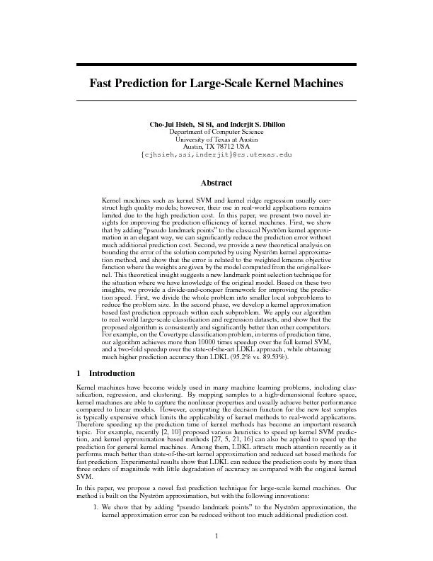 2.Weprovideatheoreticalanalysisofthemodelapproximationerrork�k,whe