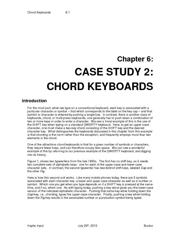 Chord Keyboards