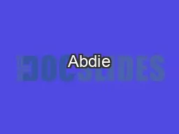 Abdie