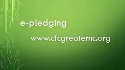 e-pledging