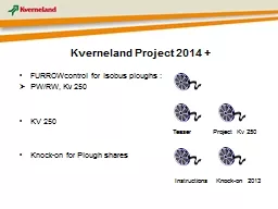 Kverneland Project 2014 +
