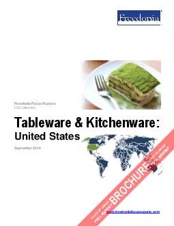 Tableware & Kitchenware: United States
