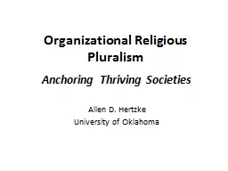 Organizational Religious