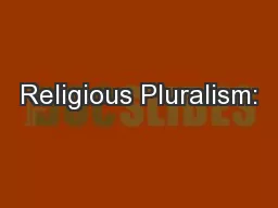 Religious Pluralism: