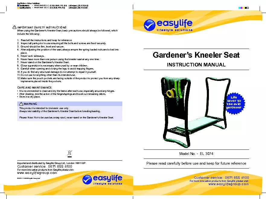 Gardener’s Kneeler Seat