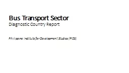 Bus Transport Sector