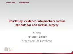 Translating evidence into practice: cardiac patients for no