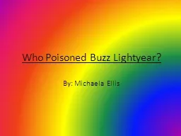 Who Poisoned Buzz