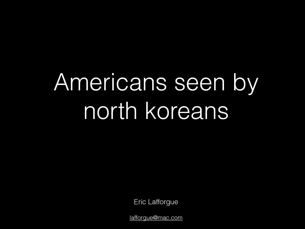 north koreansEric Lafforgue lafforgue@mac.com