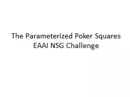 The Parameterized Poker Squares