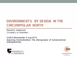 Environments by design in the circumpolar North