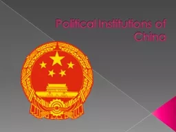 Political Institutions of China