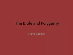 The Bible and Polygamy