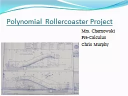 Polynomial Rollercoaster Project