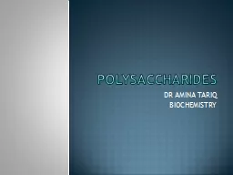 POLYSACCHARIDES