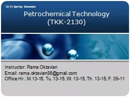 Petrochemical Technology