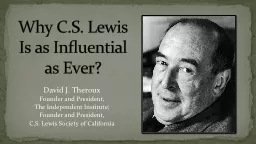Why C.S. Lewis